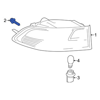 Lexus OE - Turn Signal Light Assembly Bolt