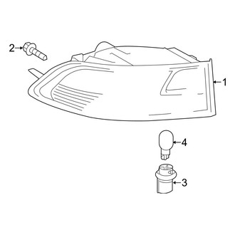 Lexus OE - Rear Lamps - Backup Lamps