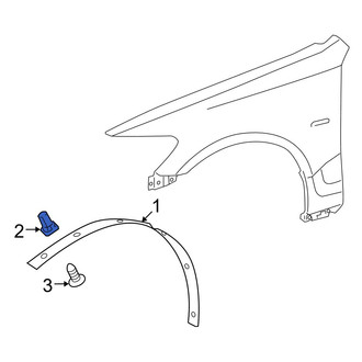 Lexus OE - Wheel Arch Molding Nut