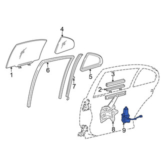 Lexus OE - Front Left Window Motor