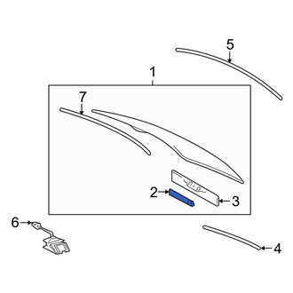 Lexus OE - Windshield Spacer