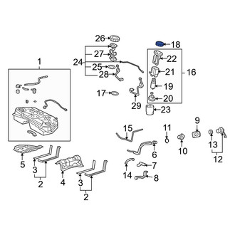 Lexus OE - Fuel Tank Lock Ring