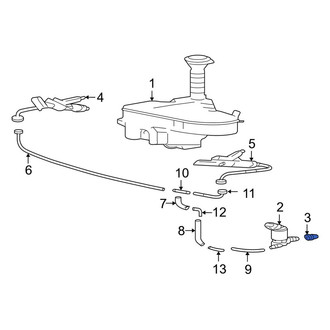 Lexus OE - Windshield Washer Pump Grommet