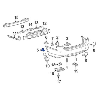 Lexus OE - Front Upper Bumper Cover Bracket