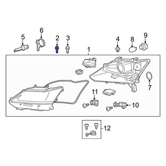 Lexus OE - Headlight Mounting Bolt