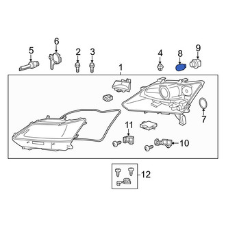 Lexus OE - Front Turn Signal Light Bulb