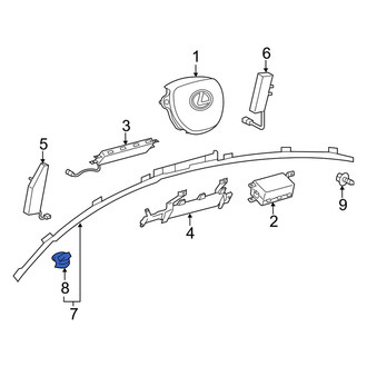 Lexus OE - Curtain Air Bag Clip