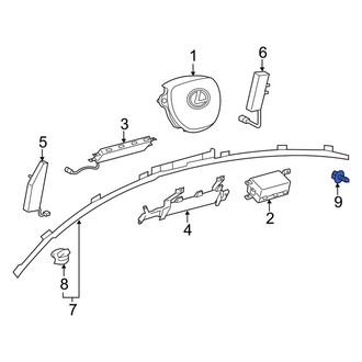 Lexus OE - Curtain Air Bag Bolt