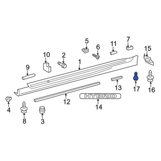 Lexus OE - Fender Liner Screw