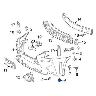 Lexus OE - Bumper Cover Nut