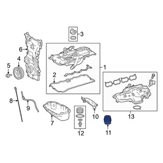 Lexus OE - Engine Oil Filter Housing Cover