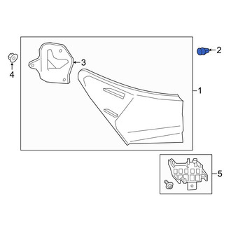 Lexus OE - Tail Light Clip
