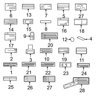 Lexus OE - Information Labels - Labels