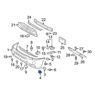 Lexus OE - Front Valance Panel Clip
