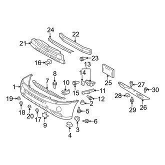Lexus OE - Front Bumper - Bumper & Components