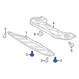 Lexus OE - Front Radiator Support Splash Shield Bolt