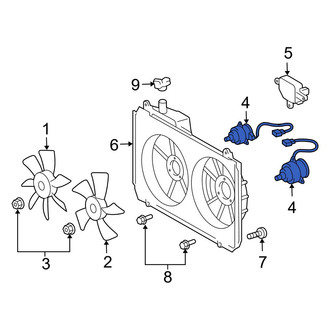 Lexus OE - Engine Cooling Fan Motor