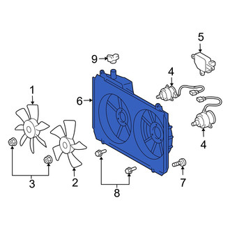 Lexus OE - Engine Cooling Fan Shroud