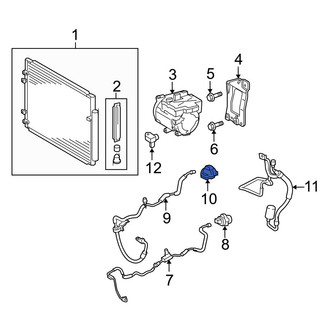 Lexus OE - A/C Refrigerant Line Clamp