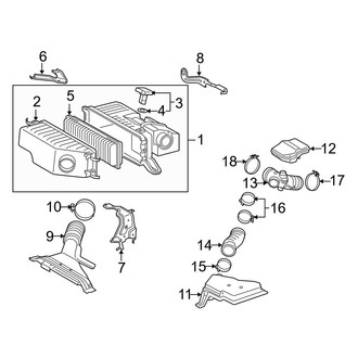 Lexus OE - Engine / Transaxle - Air Intake (3.3L)