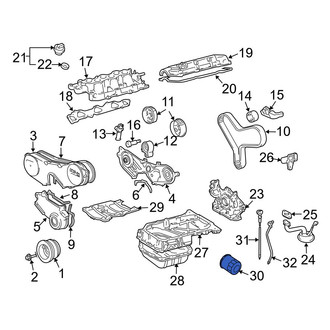 Lexus OE - Engine Oil Filter