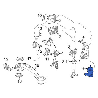 Lexus OE - Rear Engine Mount Isolator