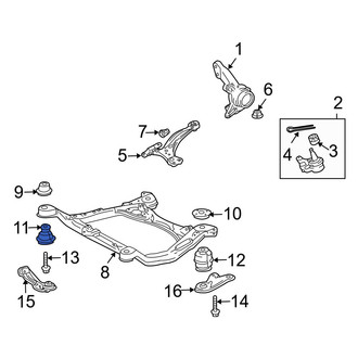 Lexus OE - Front Engine Cradle Insulator