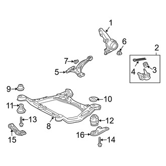 Lexus OE - Front Suspension - Suspension Components
