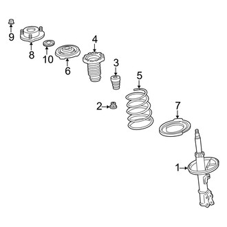 Lexus OE - Front Suspension - Struts & Components
