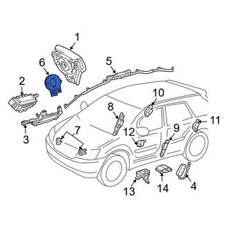 Lexus OE - Air Bag Clockspring