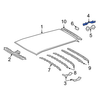 Lexus OE - Front Roof Panel Bracket
