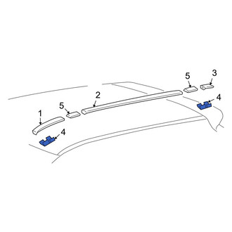 Lexus OE - Roof Drip Molding Clip