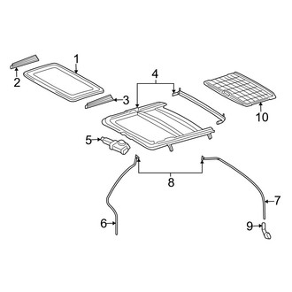 Lexus OE - Roof - Sunroof (With Sunroof)