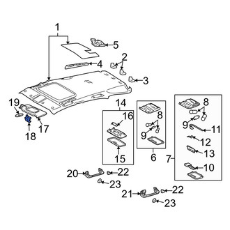 Lexus OE - Sun Visor Holder
