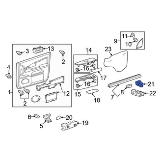 Lexus OE - Front Right Door Window Switch