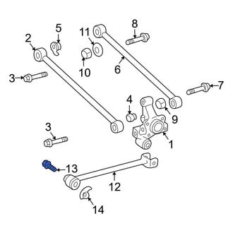 Lexus OE - Suspension Strut Rod Bolt