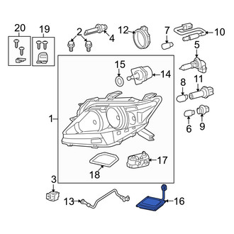 Lexus OE - Front High Intensity Discharge (HID) Lighting Ballast