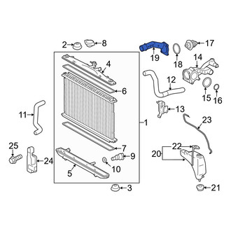 Lexus OE - Lower Engine Coolant Thermostat Housing