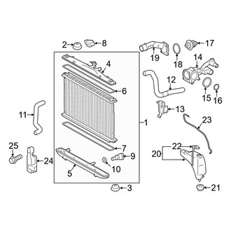 Lexus OE - Cooling - Radiator & Components