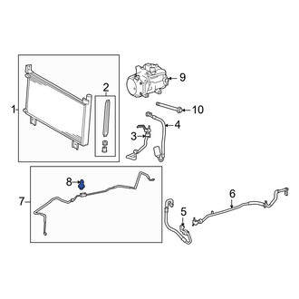 Lexus OE - A/C Refrigerant Pressure Sensor