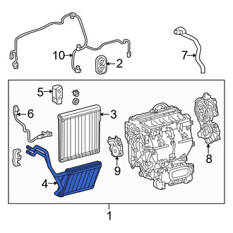 Lexus OE - HVAC Heater Core