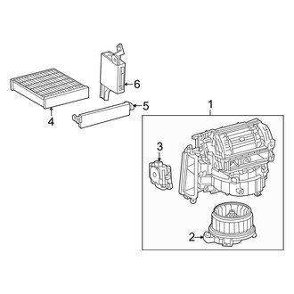 Lexus OE - Air Conditioner & Heater - Blower Motor & Fan (Base)