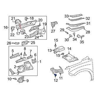 Lexus OE - Fender Insulator Clip
