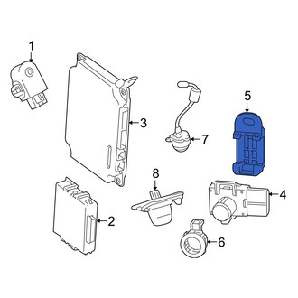 Lexus OE - Rear Parking Aid Sensor Clip