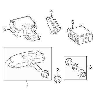Lexus OE - Electrical - Tire Pressure Monitor Components (Base)