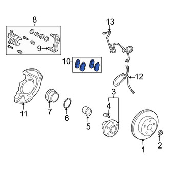 Lexus OE - Front Disc Brake Pad Set