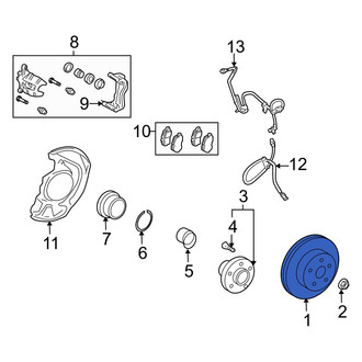 Lexus OE - Front Disc Brake Rotor