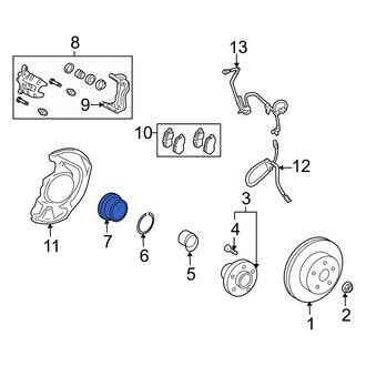 Lexus OE - Front Wheel Bearing Dust Cap