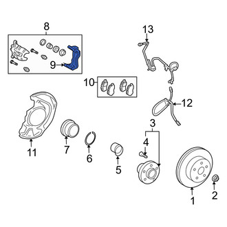 Lexus OE - Front Left Disc Brake Caliper Bracket