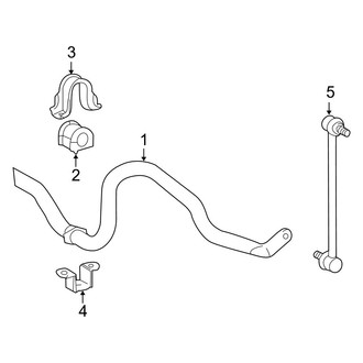 Lexus OE - Front Suspension - Stabilizer Bar & Components (W/O Active Stabilizer Suspension)